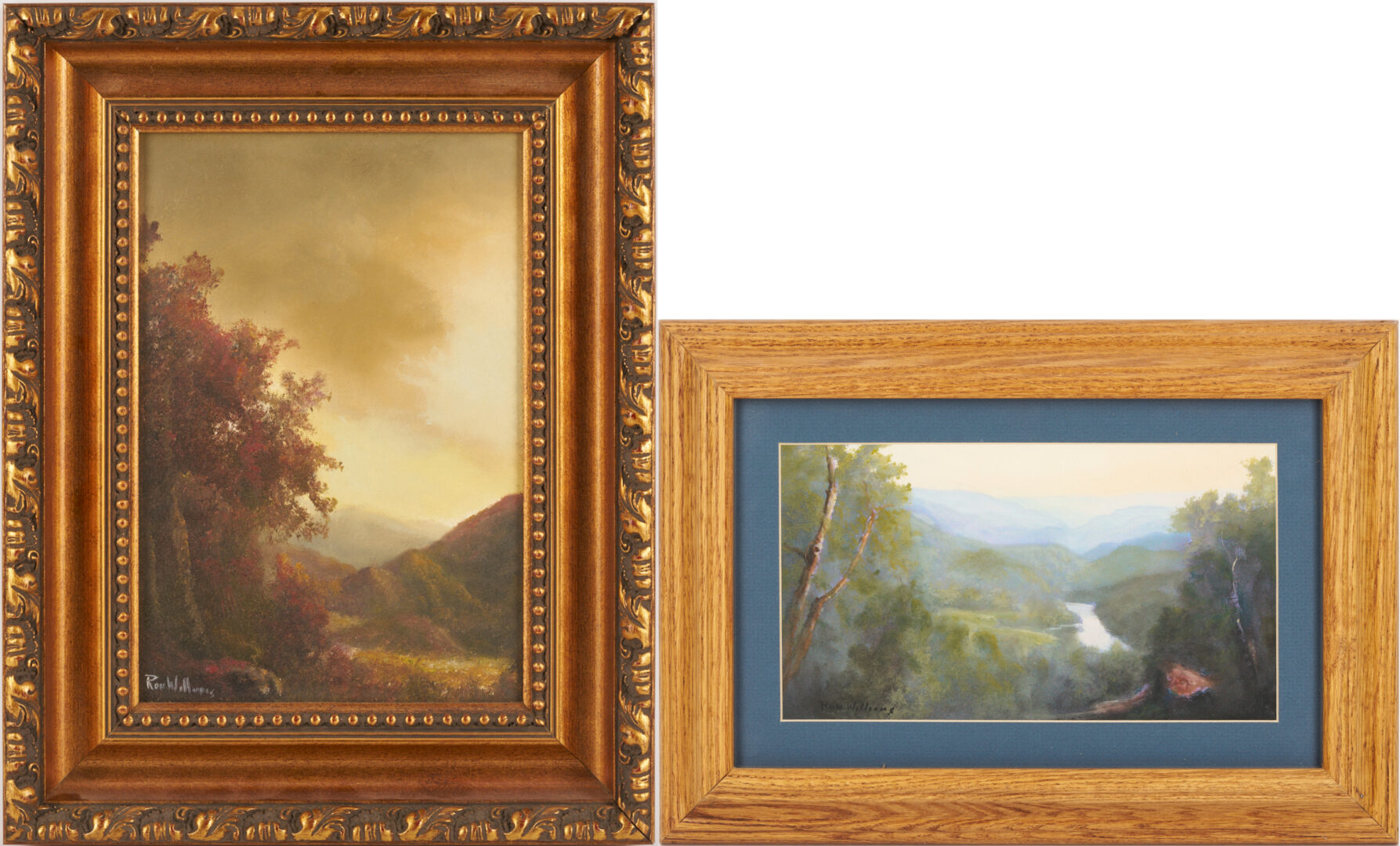 Lot 937: 2 Ron Williams Smoky Mountain Landscape Paintings