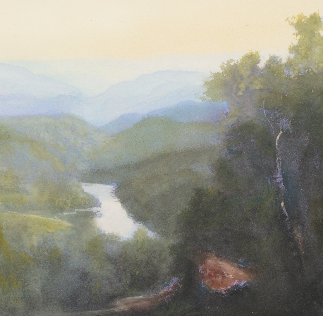 Lot 937: 2 Ron Williams Smoky Mountain Landscape Paintings