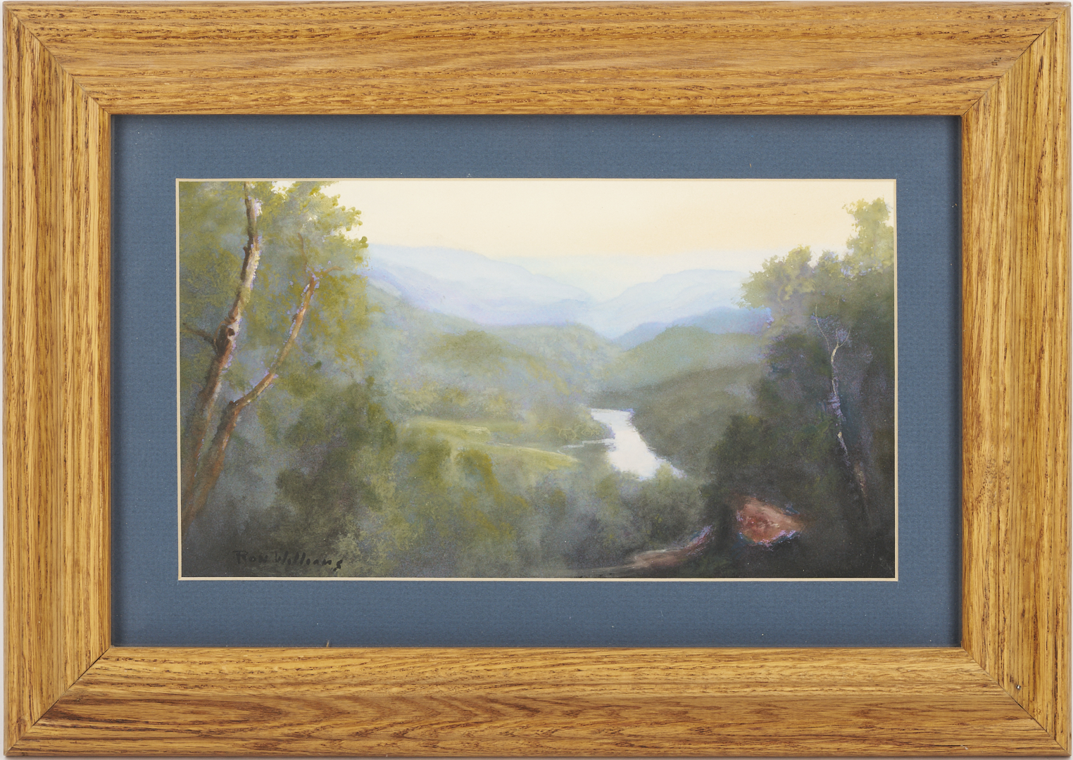 Lot 937: 2 Ron Williams Smoky Mountain Landscape Paintings