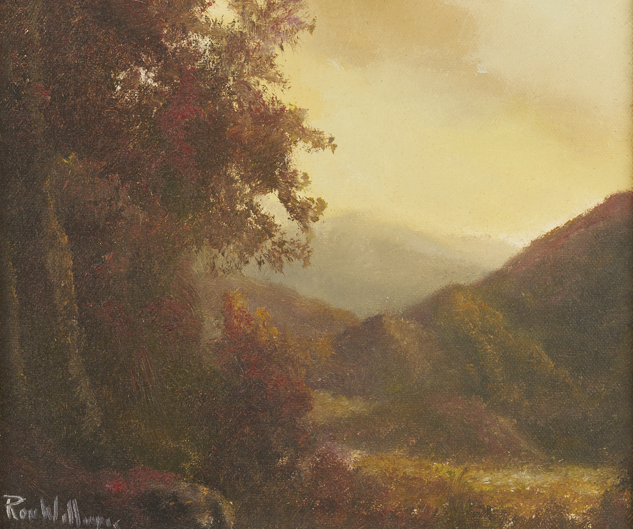 Lot 937: 2 Ron Williams Smoky Mountain Landscape Paintings