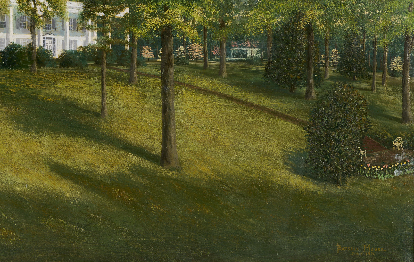 Lot 939: Batsell Moore O/C of Stallings Mansion, Nashville