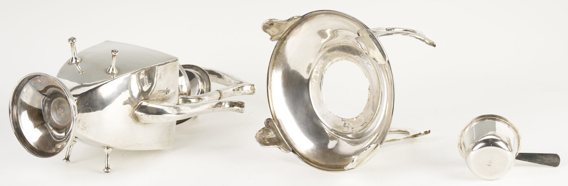 Lot 93: Mexican Sterling 6 pc. Tea Set w/ Alvin Sterling Tray