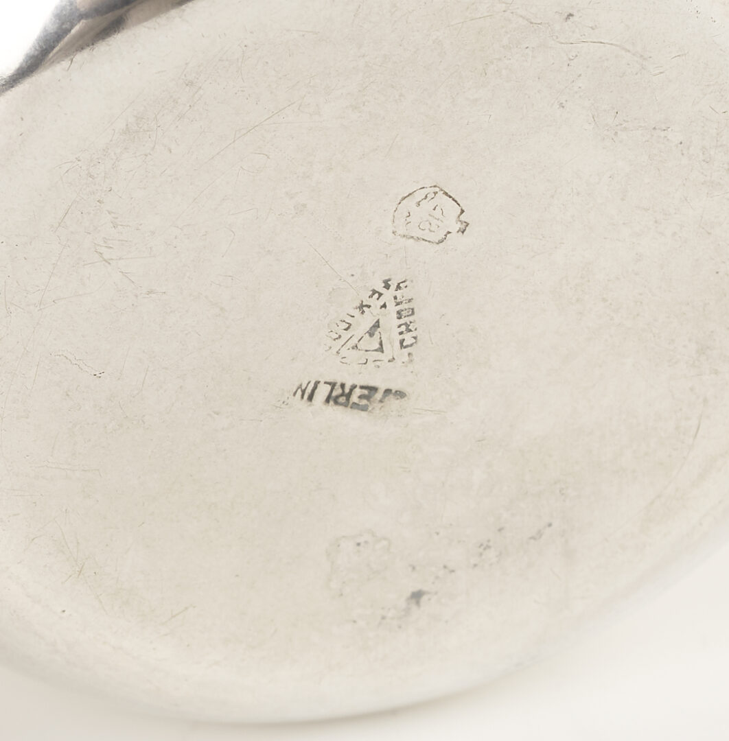 Lot 93: Mexican Sterling 6 pc. Tea Set w/ Alvin Sterling Tray