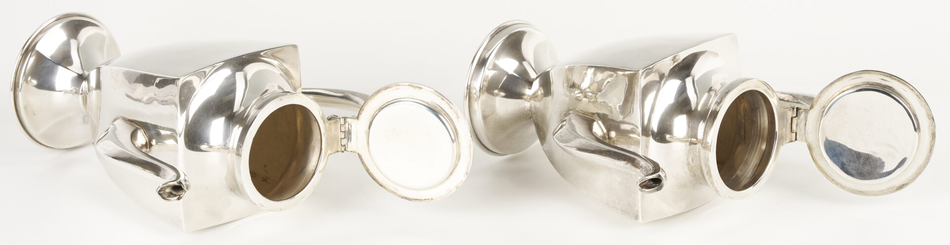 Lot 93: Mexican Sterling 6 pc. Tea Set w/ Alvin Sterling Tray