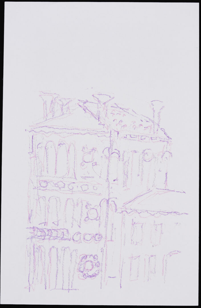 Lot 941: 32 George Cress Architectural and Related Drawings Incl. Southern, European