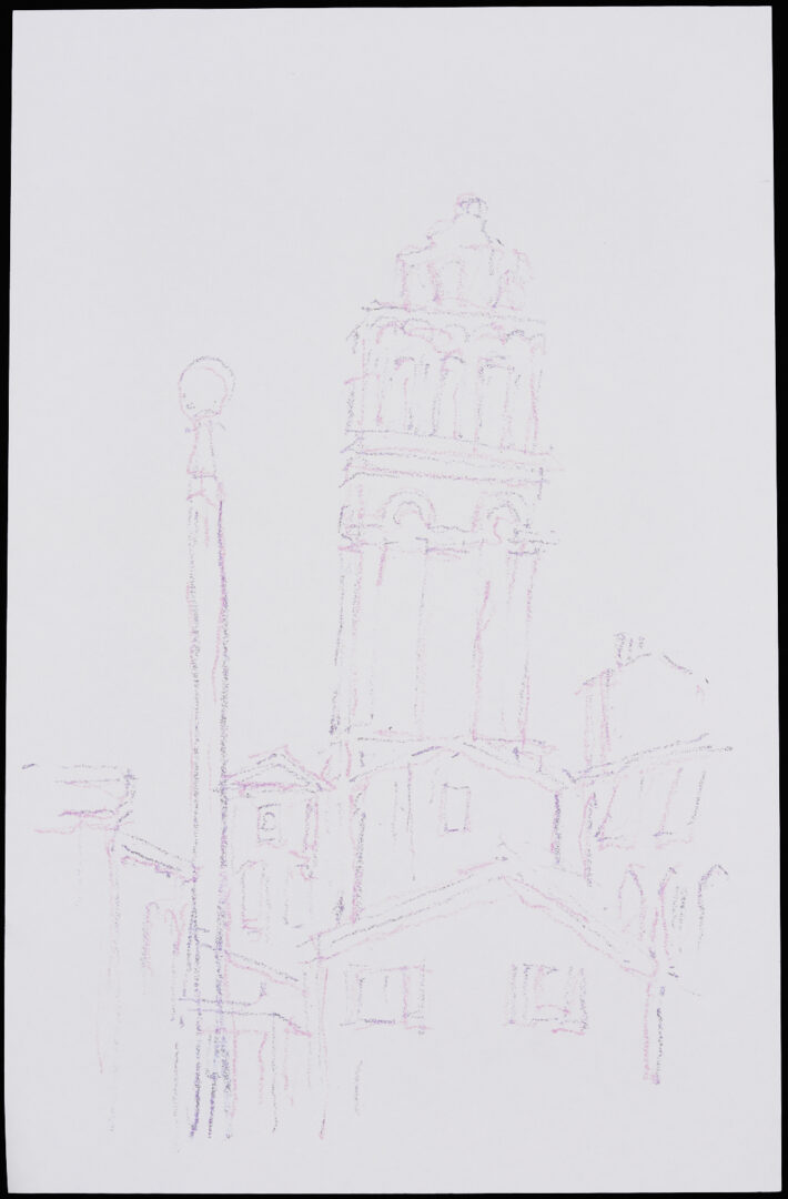 Lot 941: 32 George Cress Architectural and Related Drawings Incl. Southern, European
