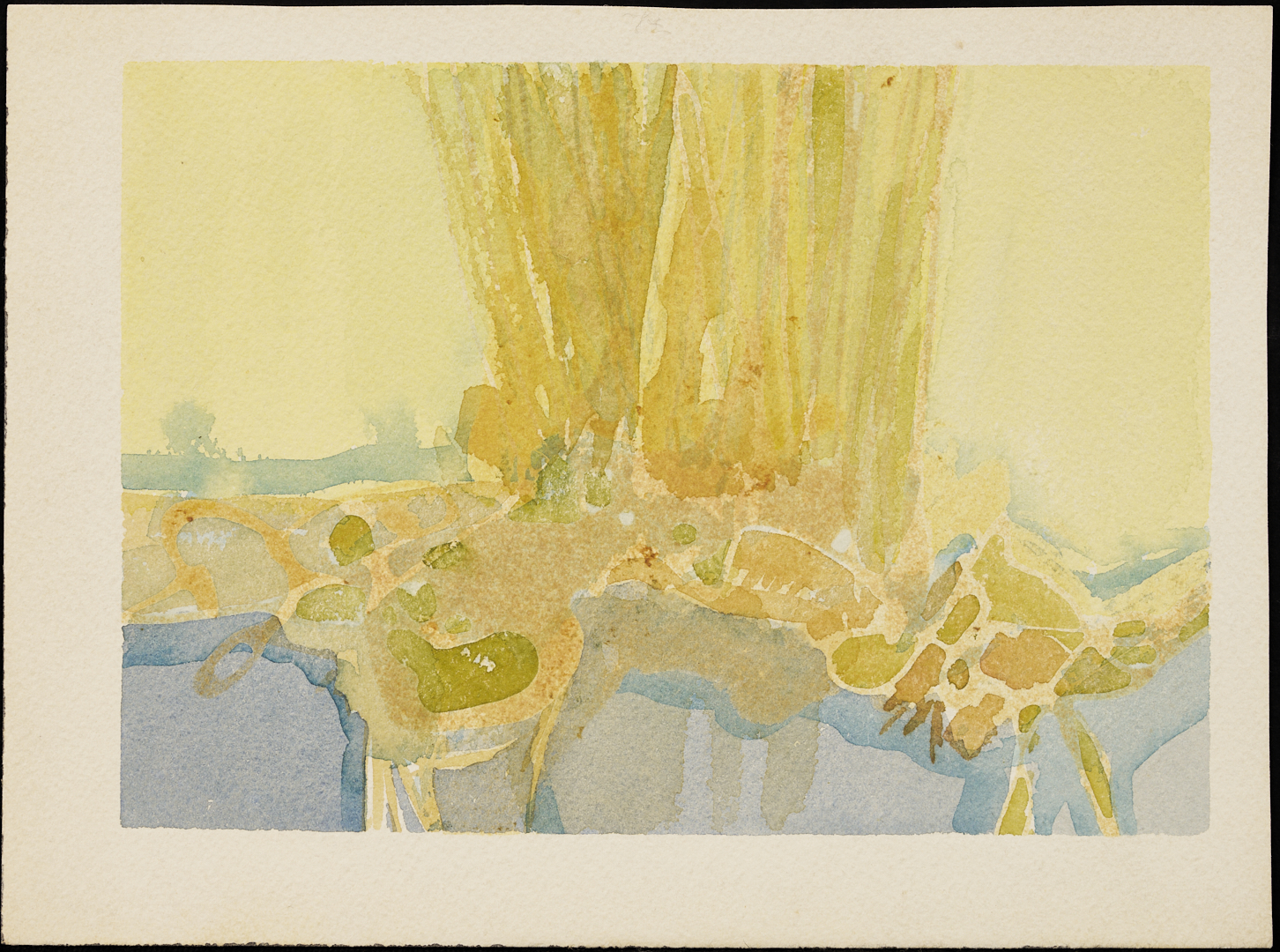 Lot 942: 4 Robert Young Clay Watercolors, incl. TN Landscapes