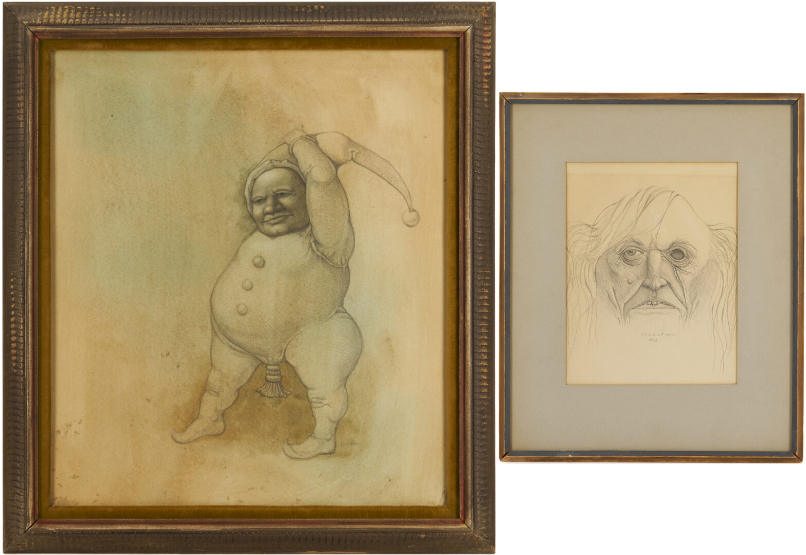 Lot 943: 2 Werner Wildner Framed Drawings