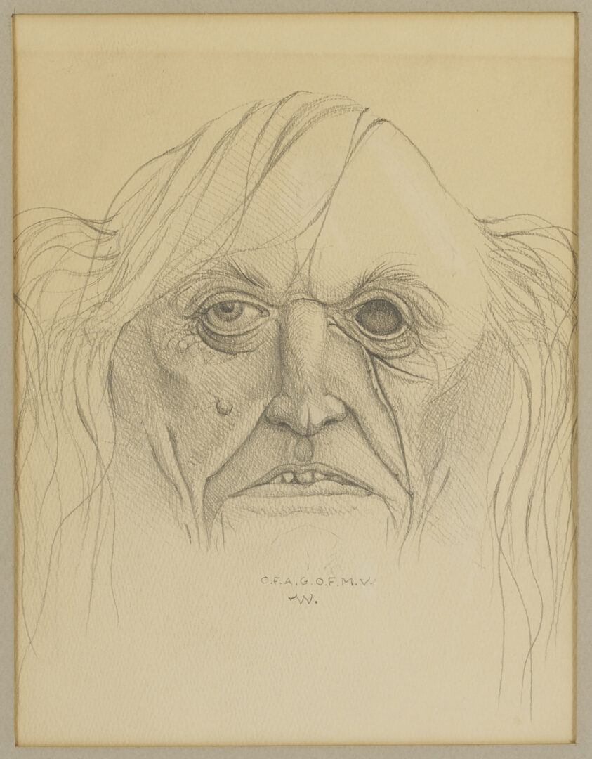 Lot 943: 2 Werner Wildner Framed Drawings