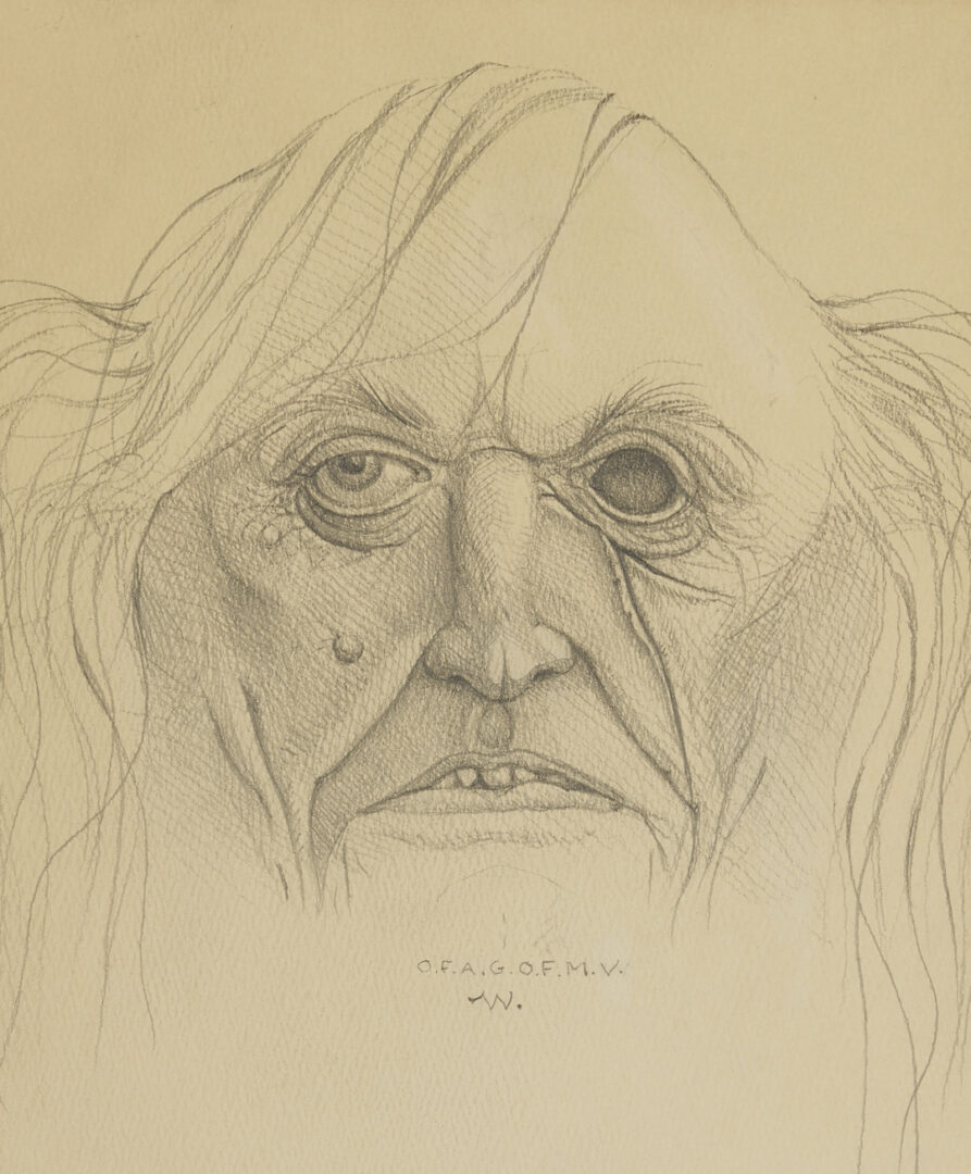 Lot 943: 2 Werner Wildner Framed Drawings