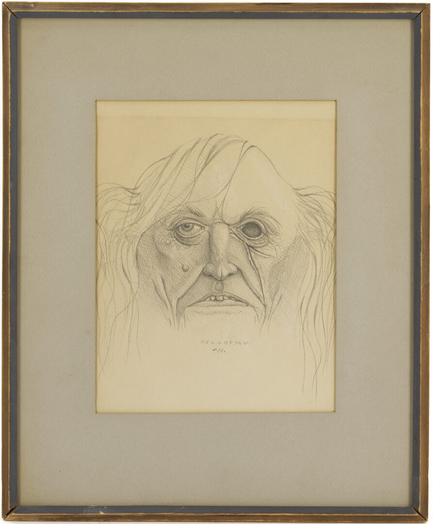 Lot 943: 2 Werner Wildner Framed Drawings