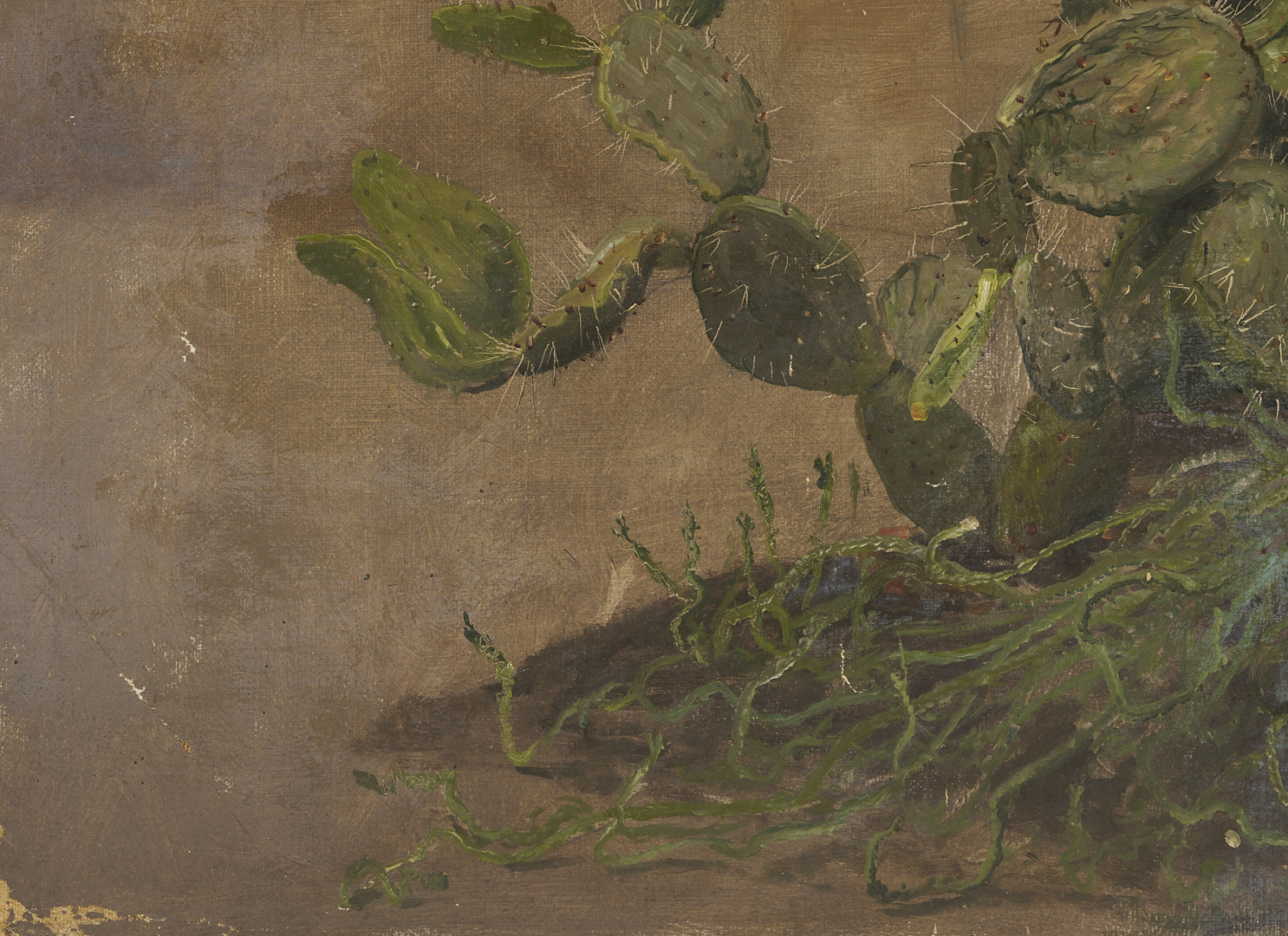 Lot 944: 2 Carl Gutherz O/C Plant Studies Incl. Cactus