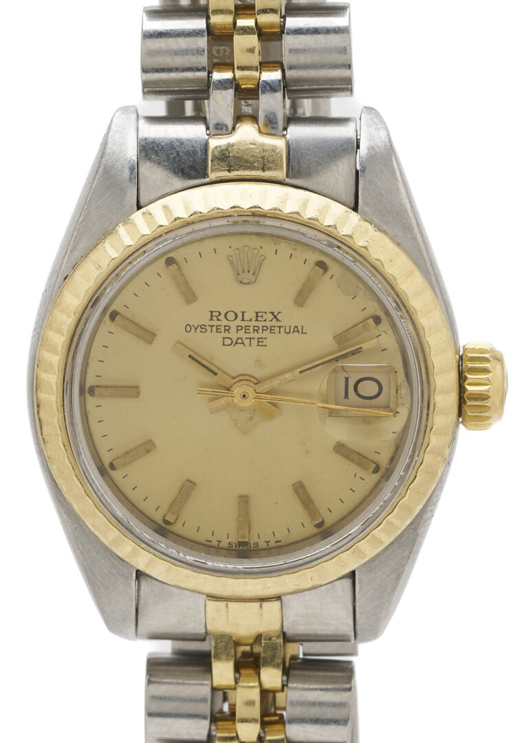 Lot 946: Ladies’ 18K Date Oyster Perpetual Rolex