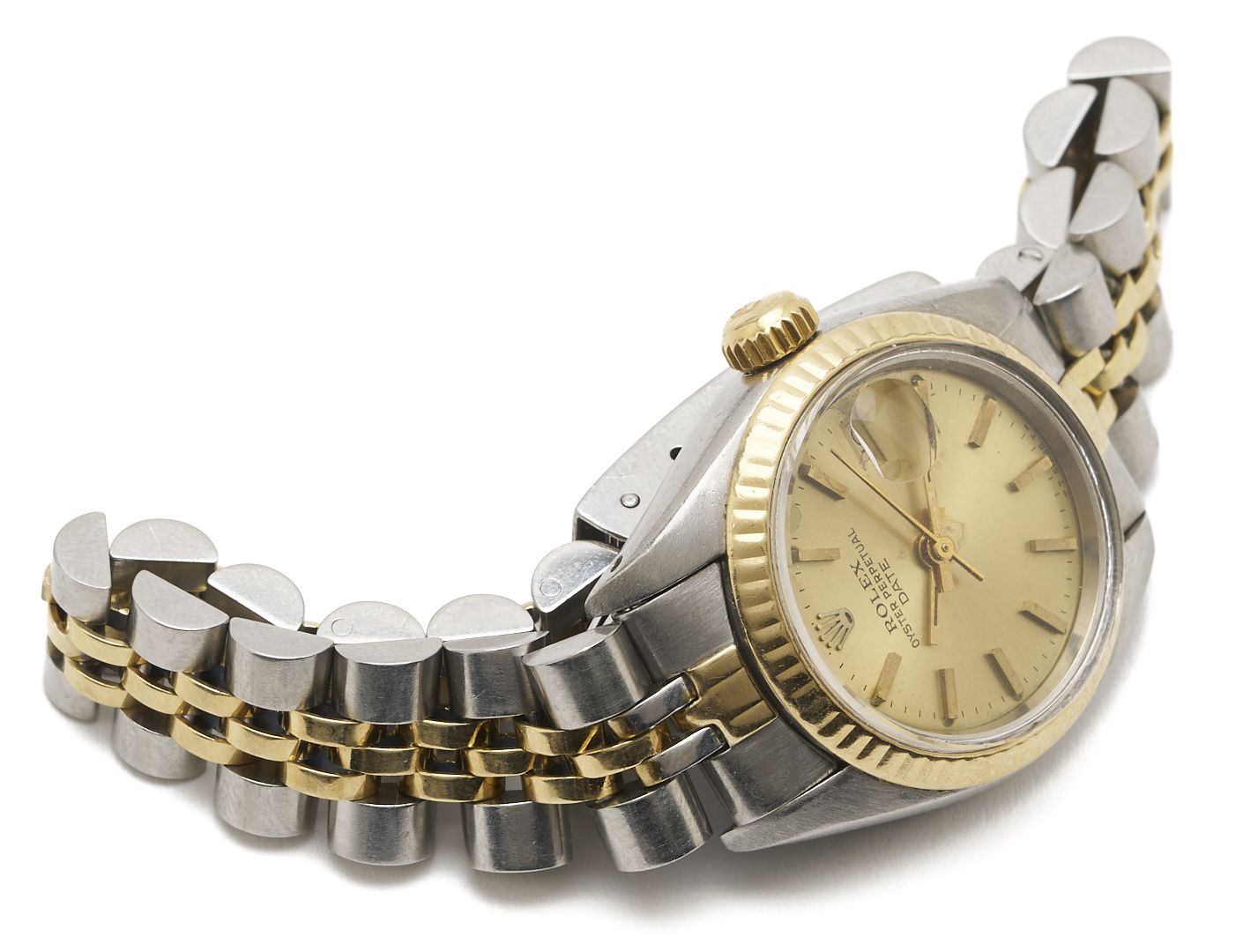 Lot 946: Ladies’ 18K Date Oyster Perpetual Rolex