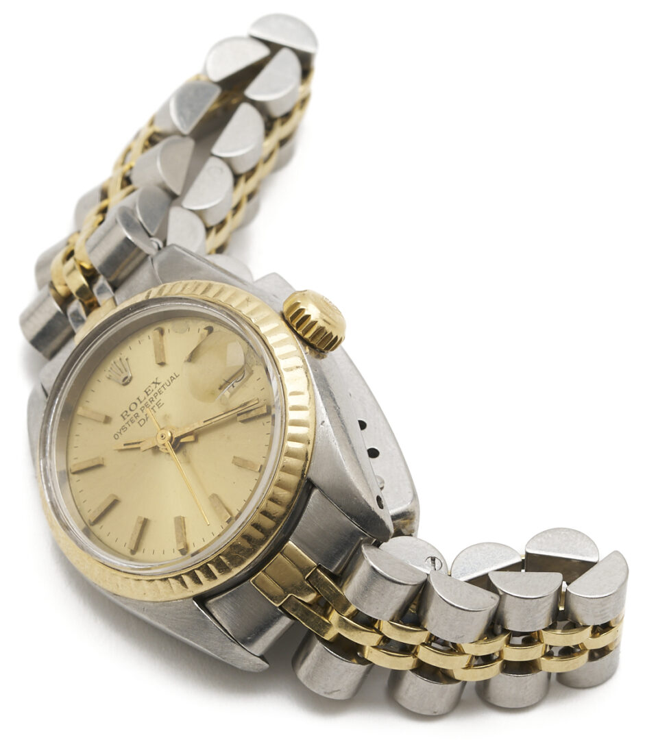 Lot 946: Ladies’ 18K Date Oyster Perpetual Rolex