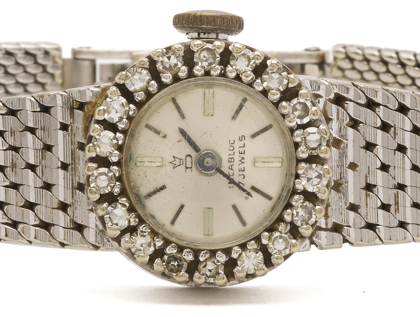 Lot 947: 14K Gold Incabloc Wrist Watch