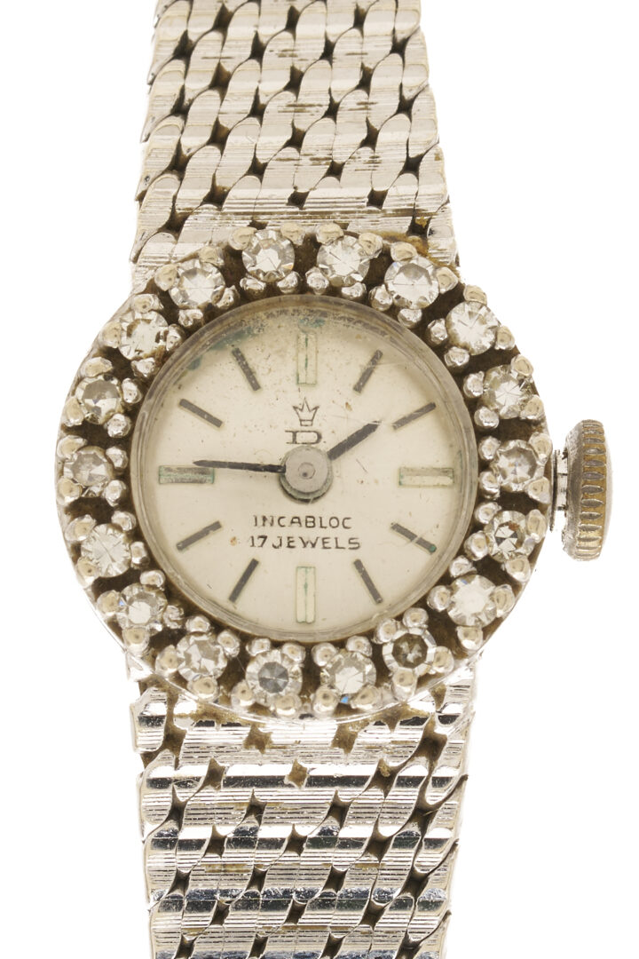 Lot 947: 14K Gold Incabloc Wrist Watch