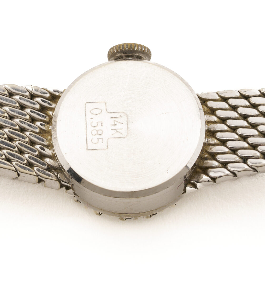 Lot 947: 14K Gold Incabloc Wrist Watch