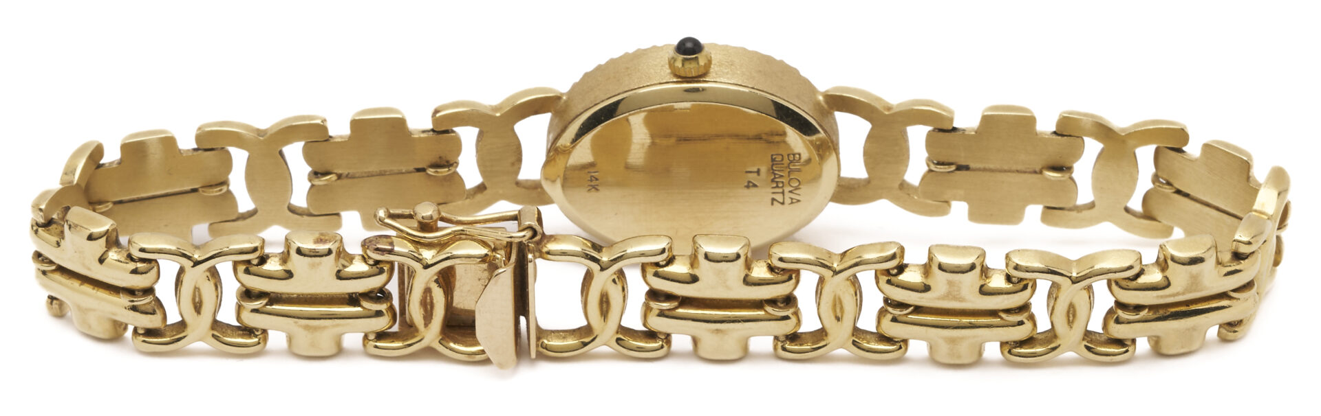 Lot 948: 14K Gold Bulova Quartz Wrist Watch