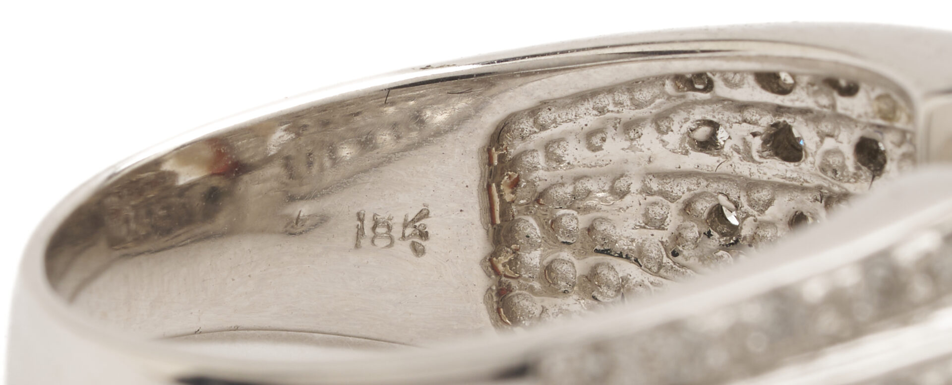 Lot 952: 18K Gold, Pearl & Diamond Ring