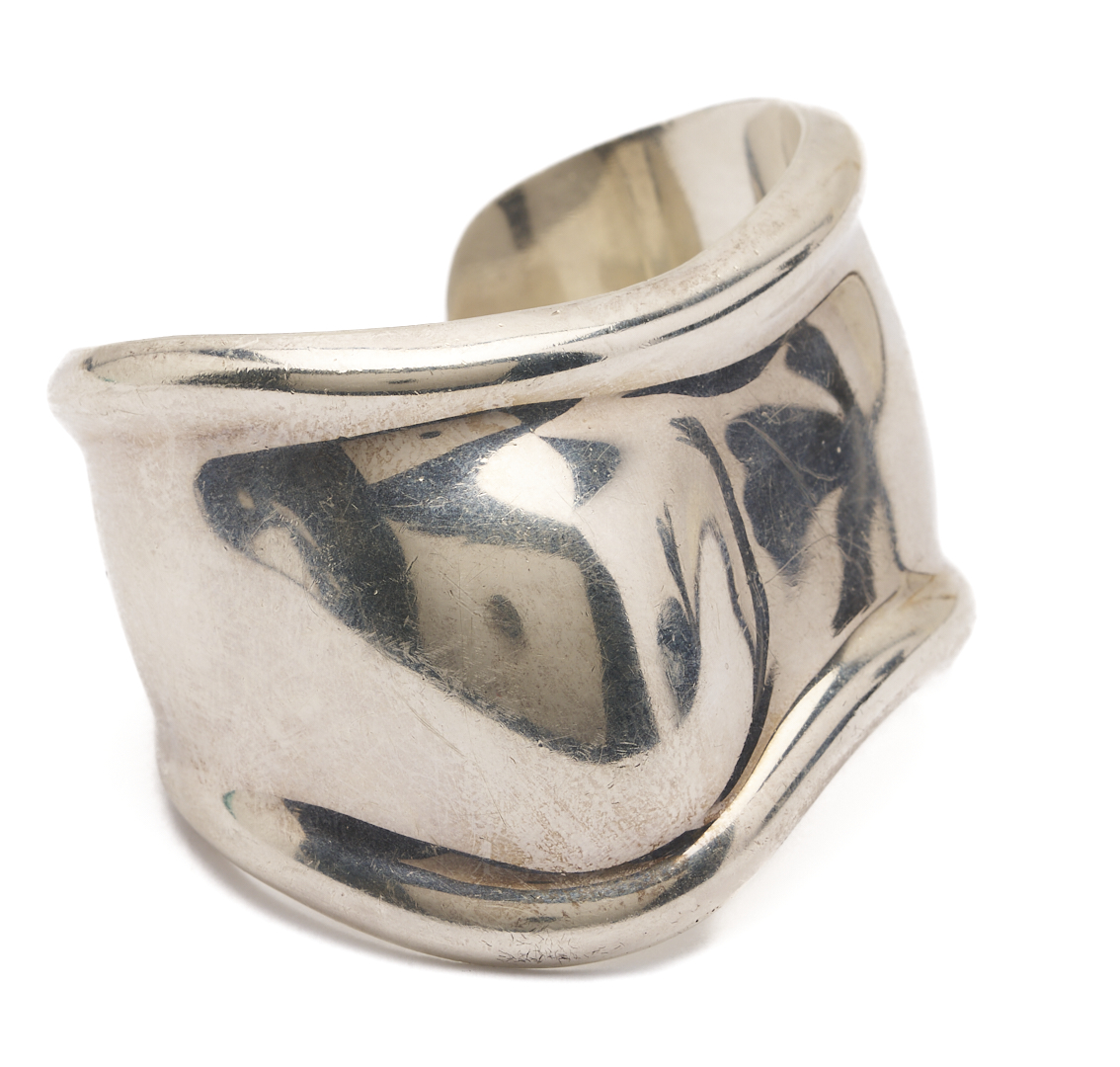 Lot 955: 3 Tiffany Sterling Cuff Bracelets