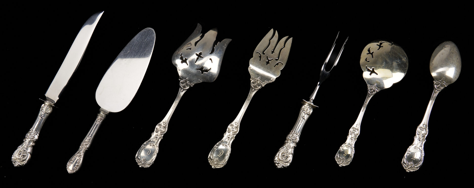 Lot 95: 113 Pcs. Reed & Barton Francis I Sterling Flatware, Svc. 12