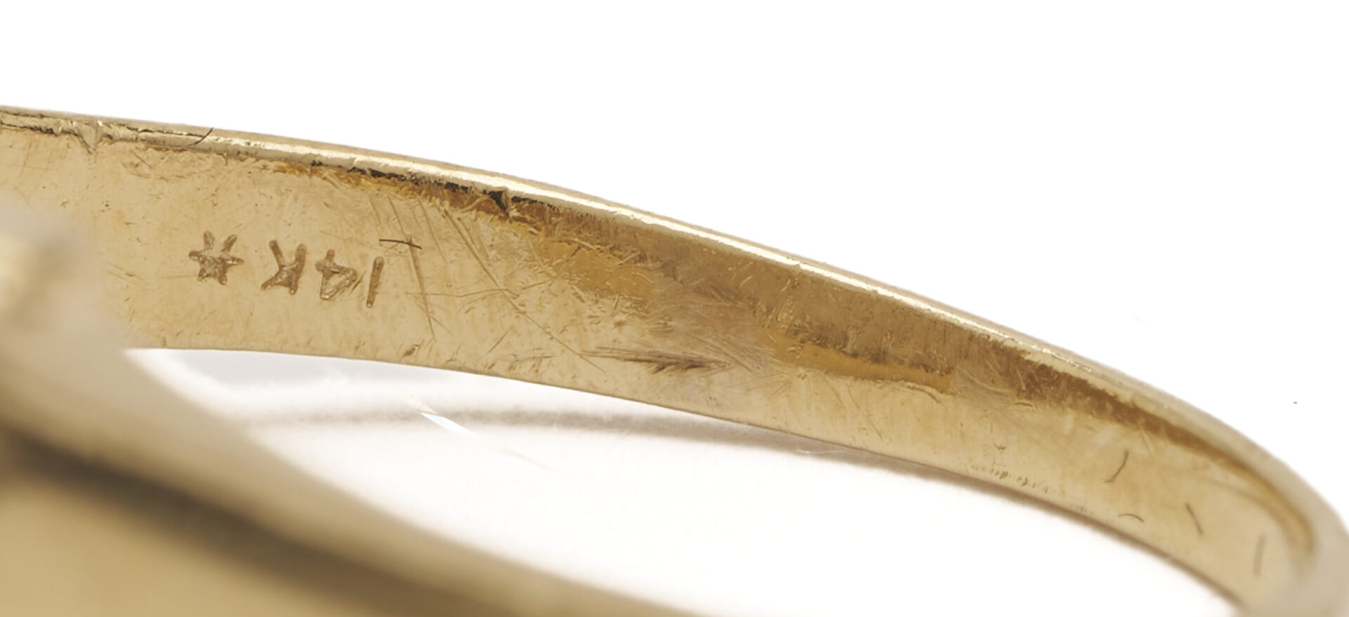 Lot 962: Three 14K Gold & Diamond Rings