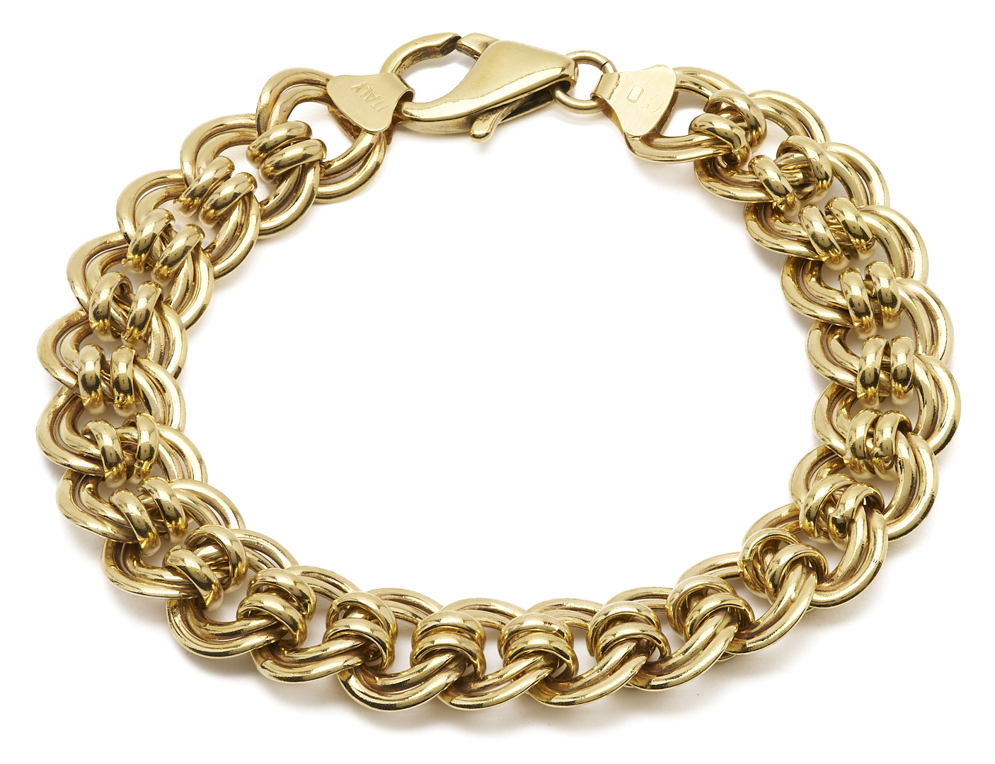 Lot 965: 14K Gold Link Bracelet