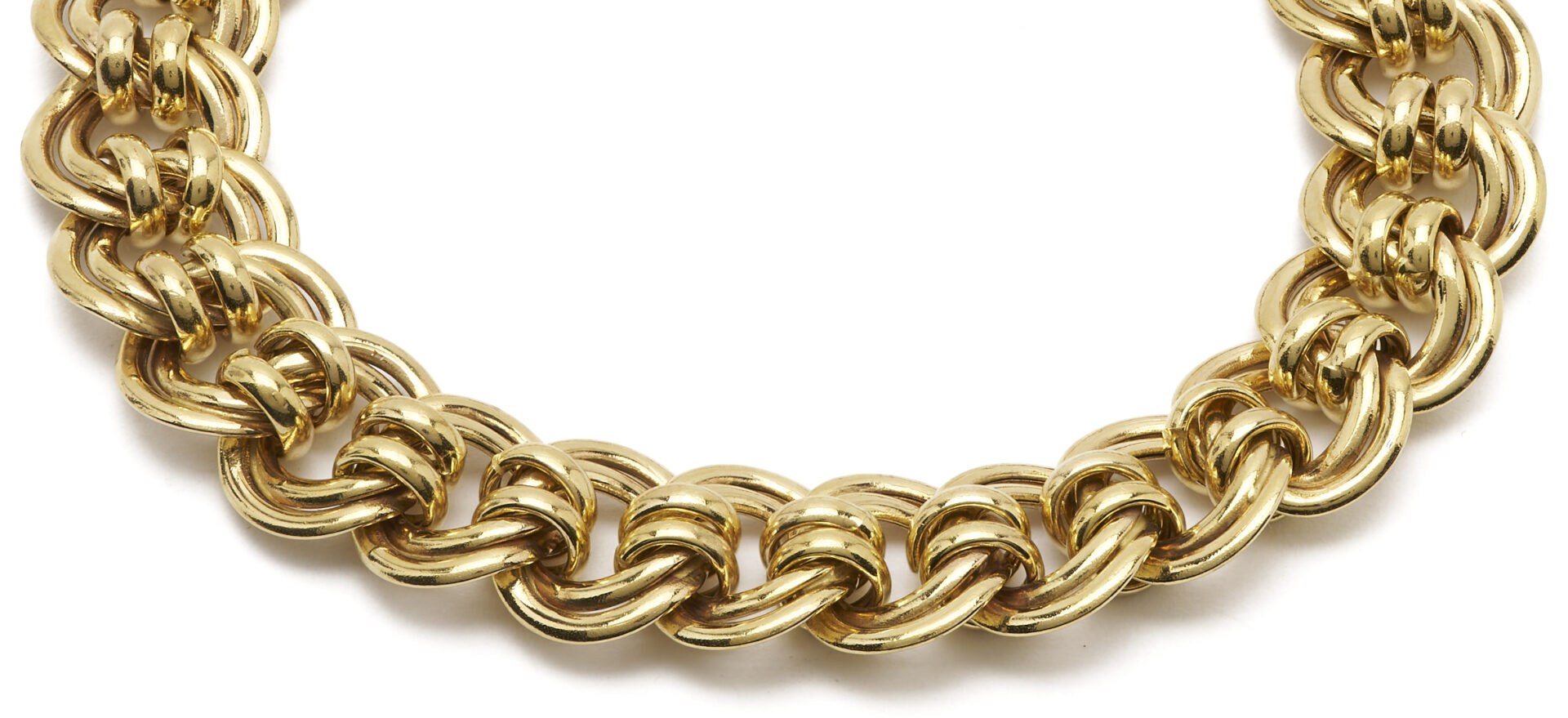 Lot 965: 14K Gold Link Bracelet