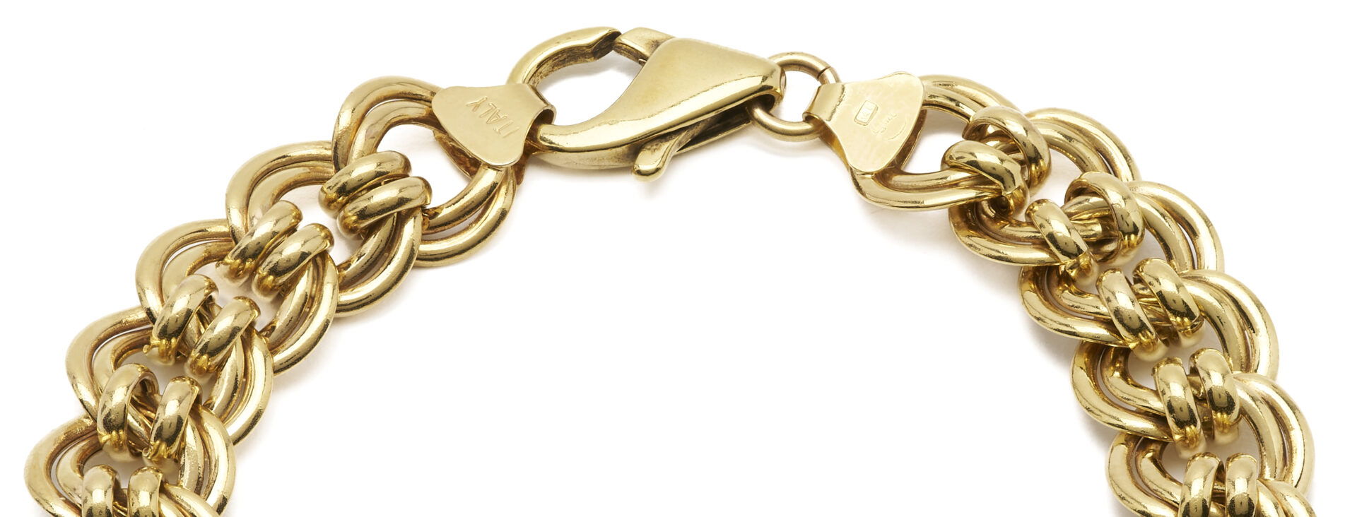 Lot 965: 14K Gold Link Bracelet