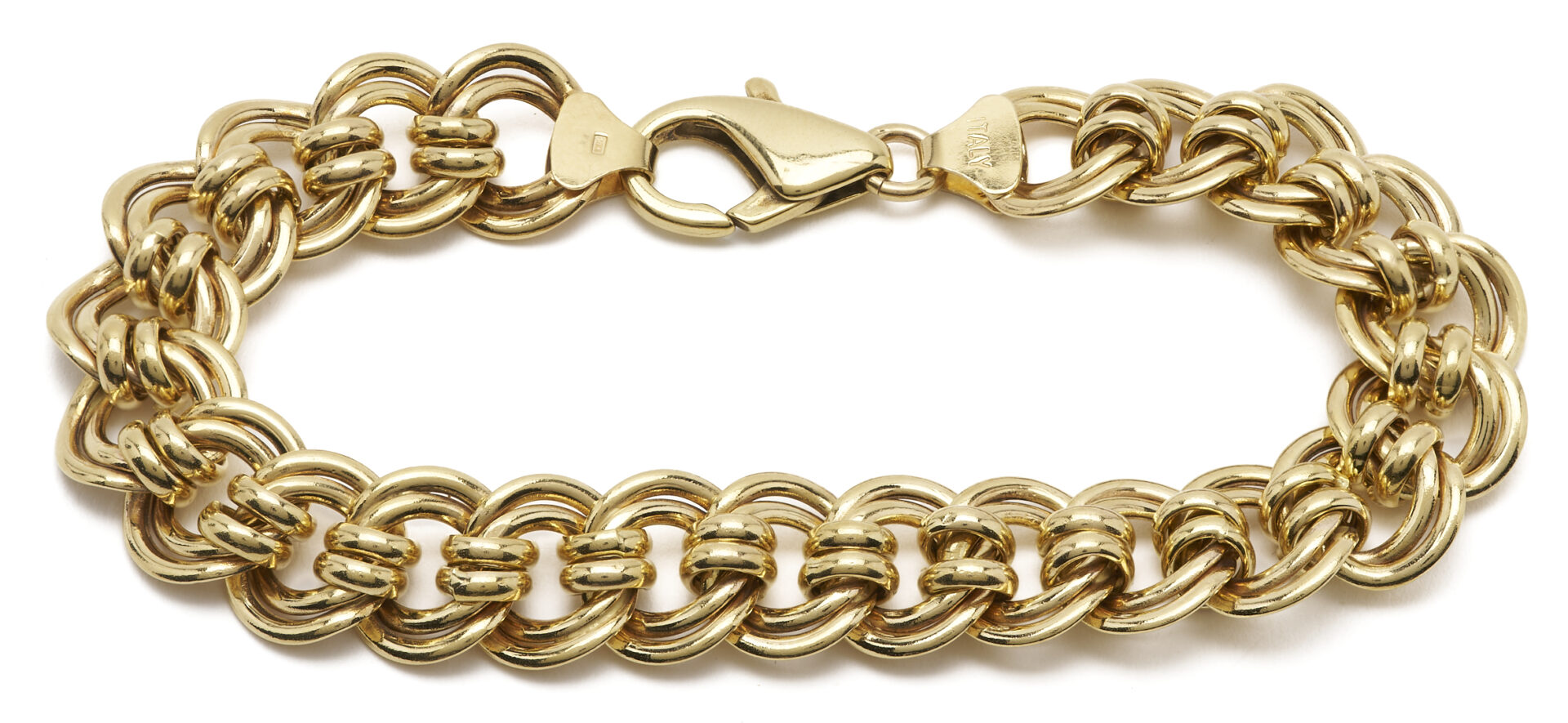 Lot 965: 14K Gold Link Bracelet