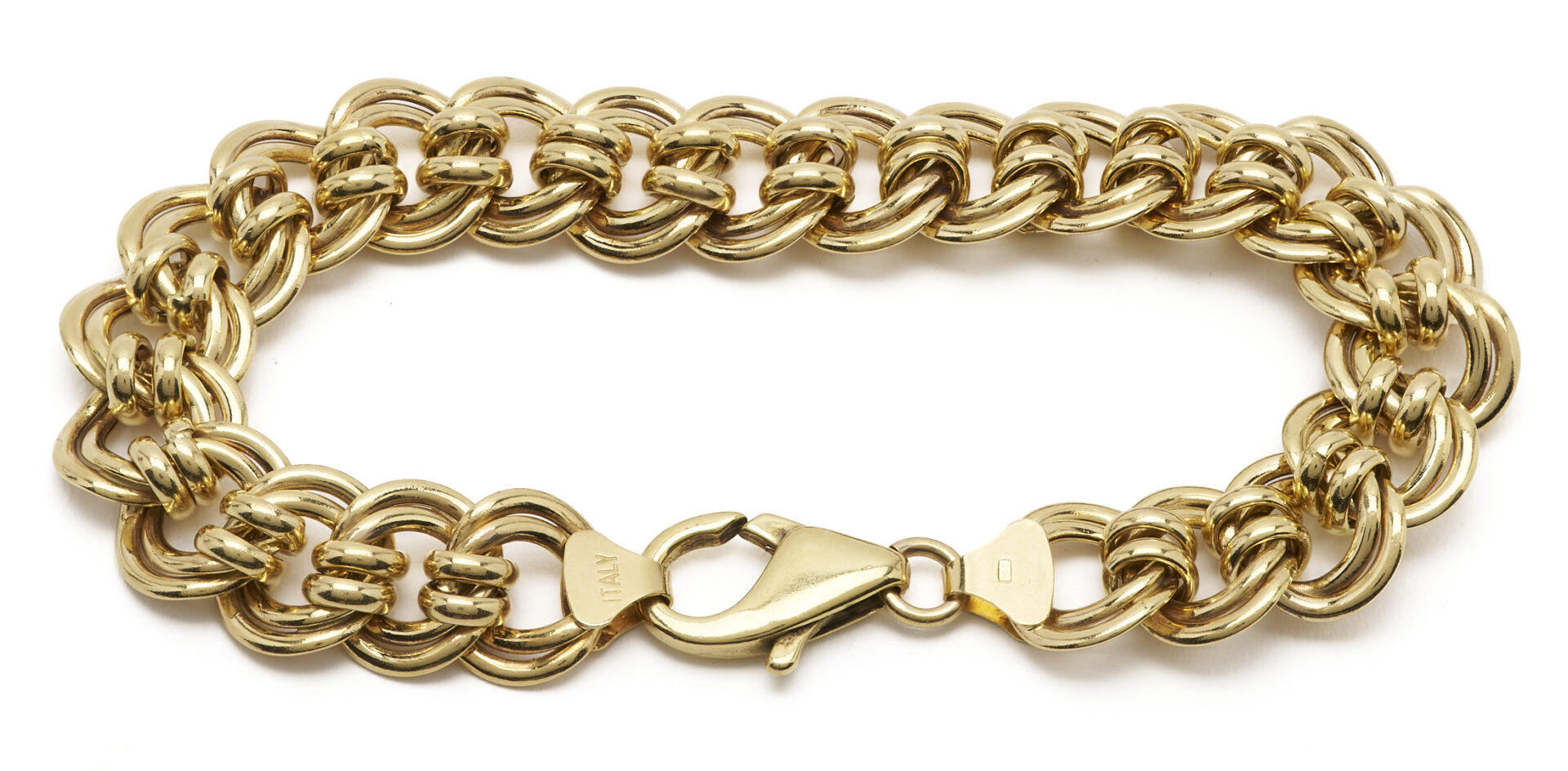 Lot 965: 14K Gold Link Bracelet