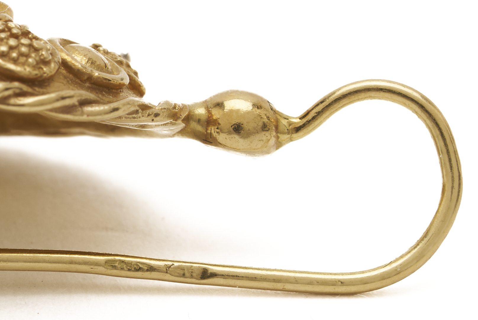 Lot 970: 18K Gold & Turquoise Earrings