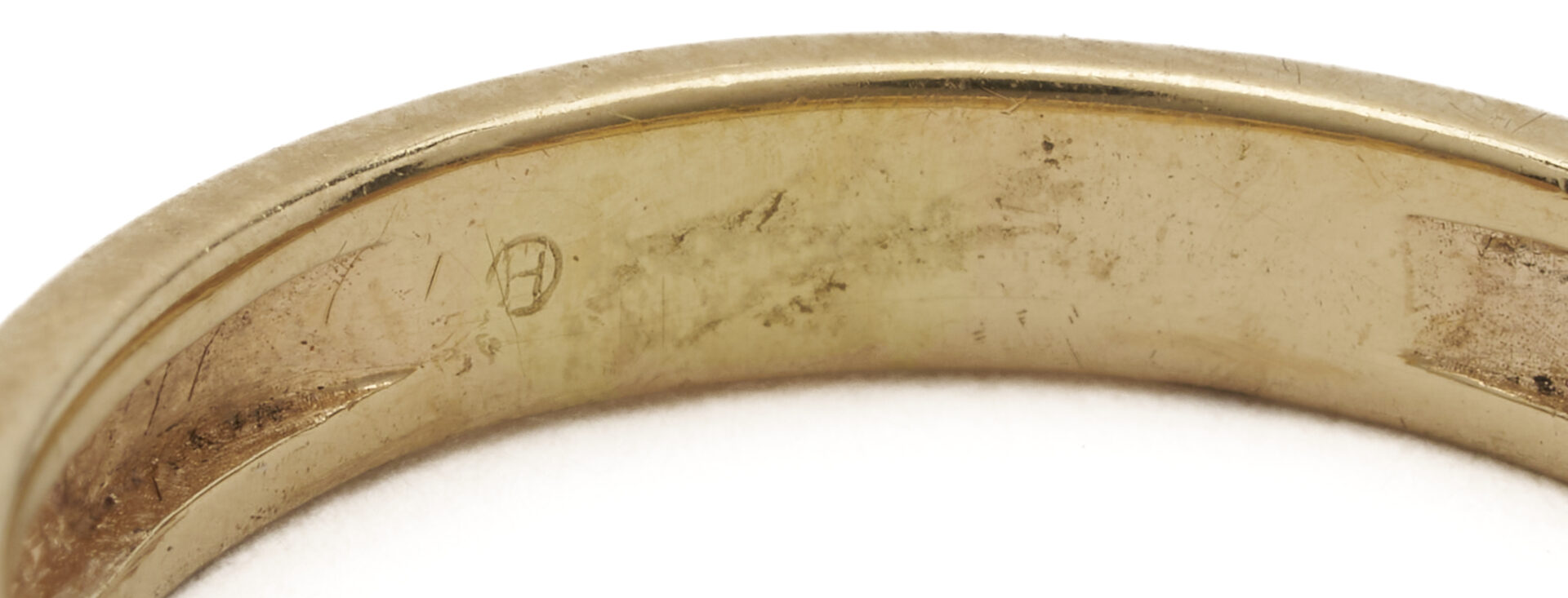 Lot 971: Three 14K Gold & Diamond Rings