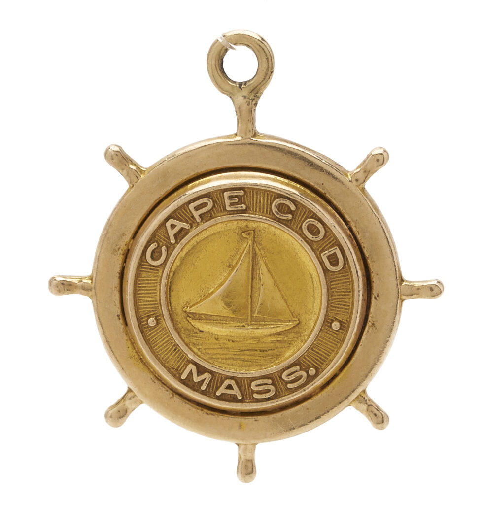 Lot 975: 3 14K Gold Items: 2 Rings & 1 Pendant