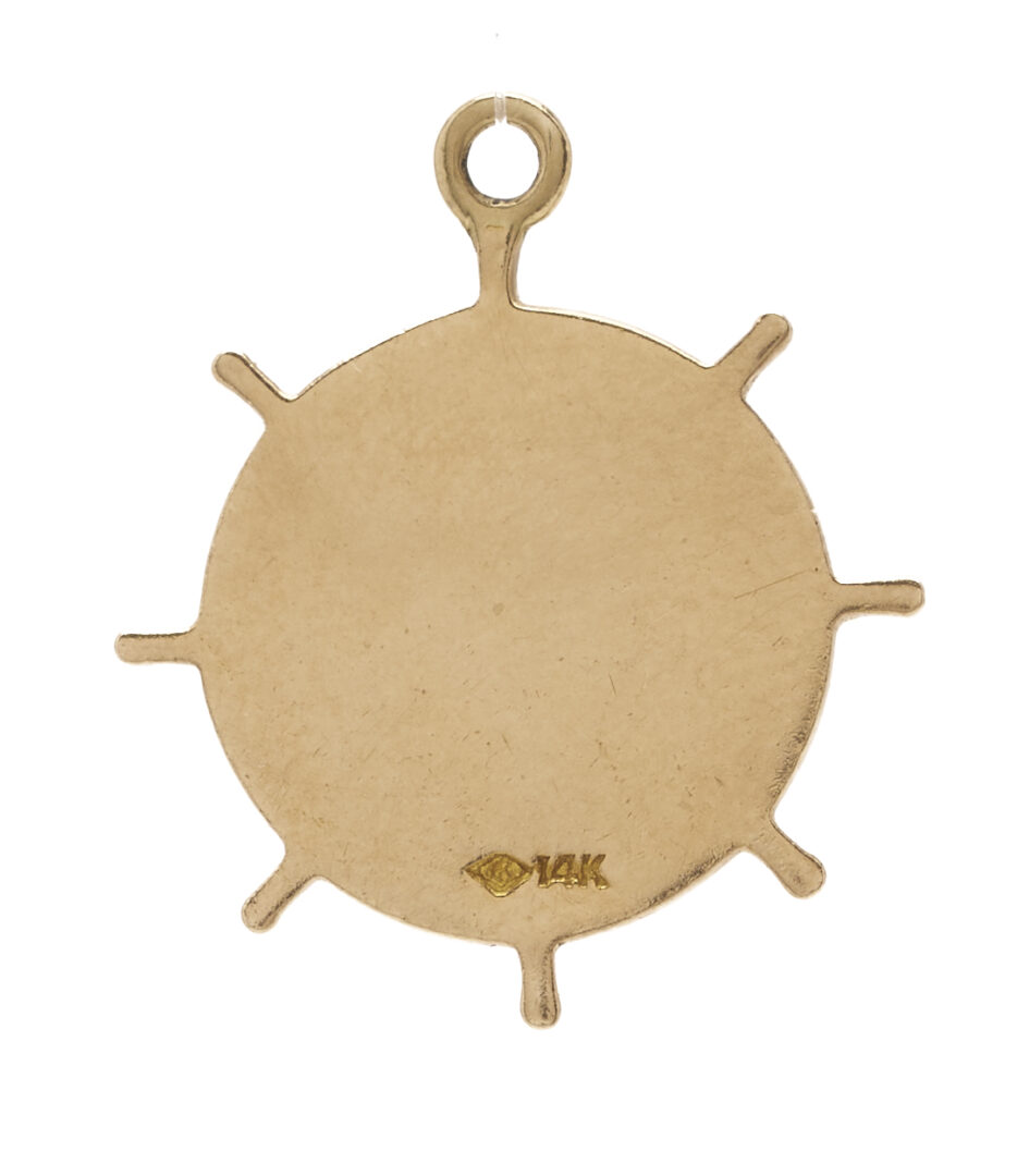 Lot 975: 3 14K Gold Items: 2 Rings & 1 Pendant