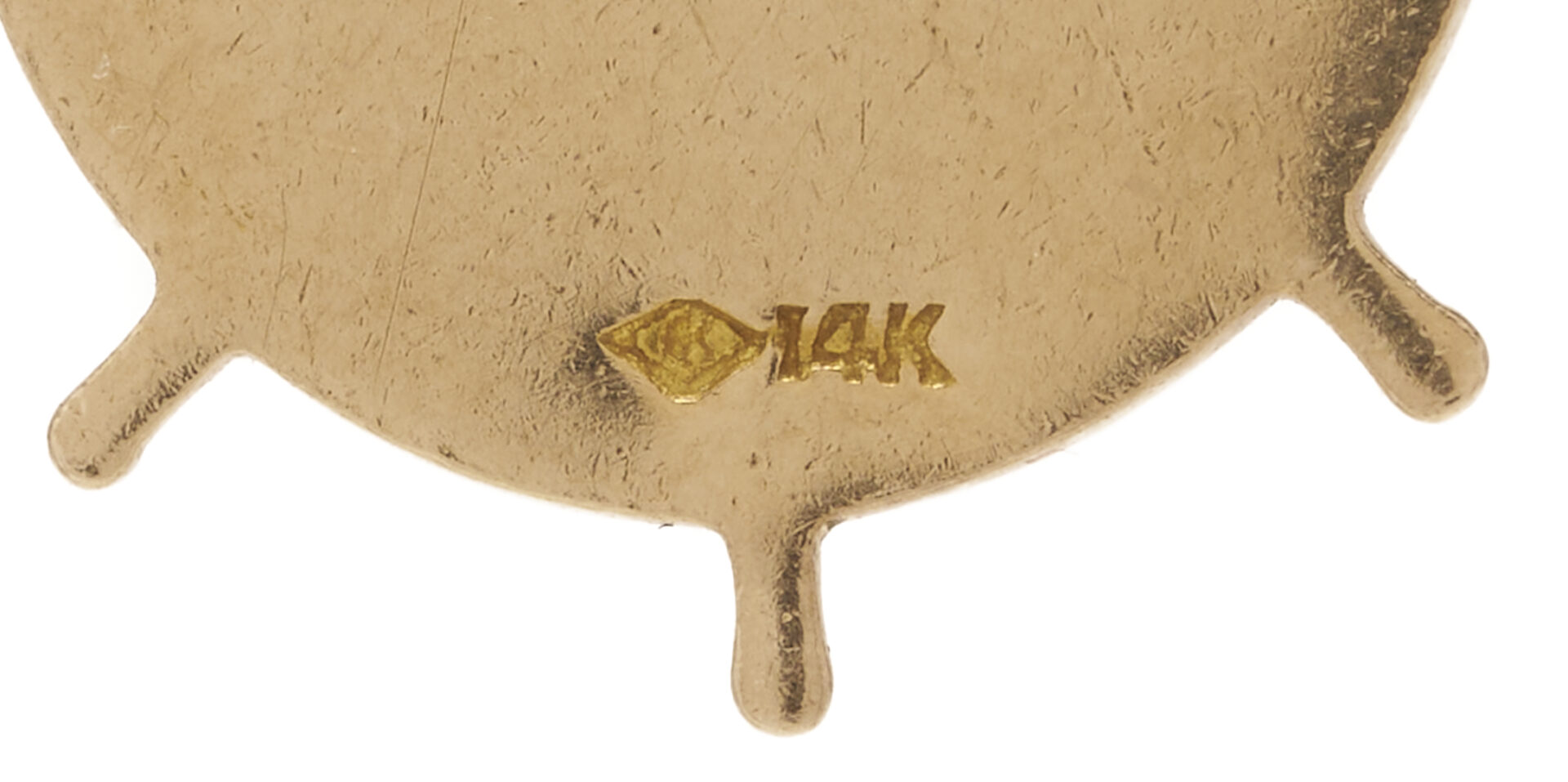 Lot 975: 3 14K Gold Items: 2 Rings & 1 Pendant