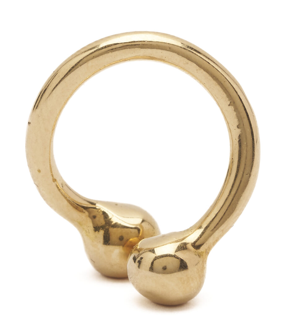 Lot 977: 18K Gold Bypass Ring