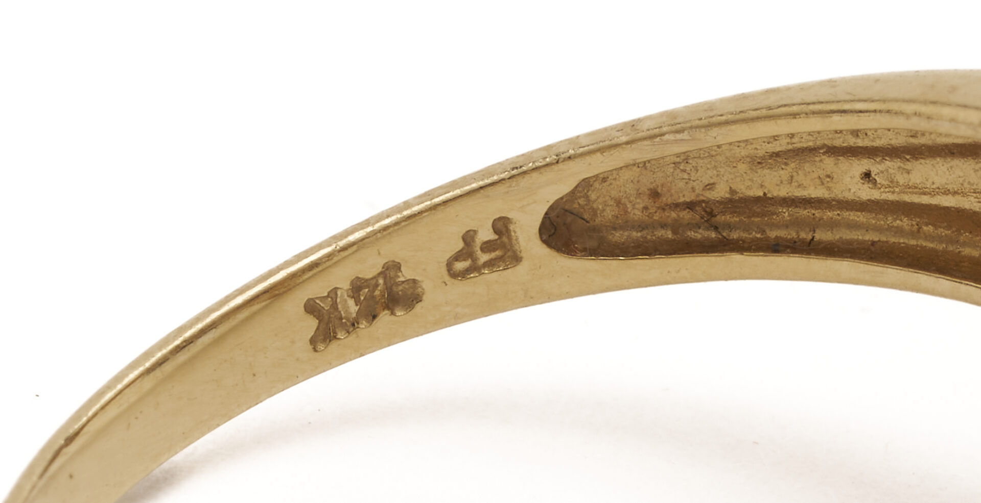 Lot 991: 14K Gold, Ruby & Pearl Floral Brooch and 14K Yellow Gold, Sapphire & Diamond Ring