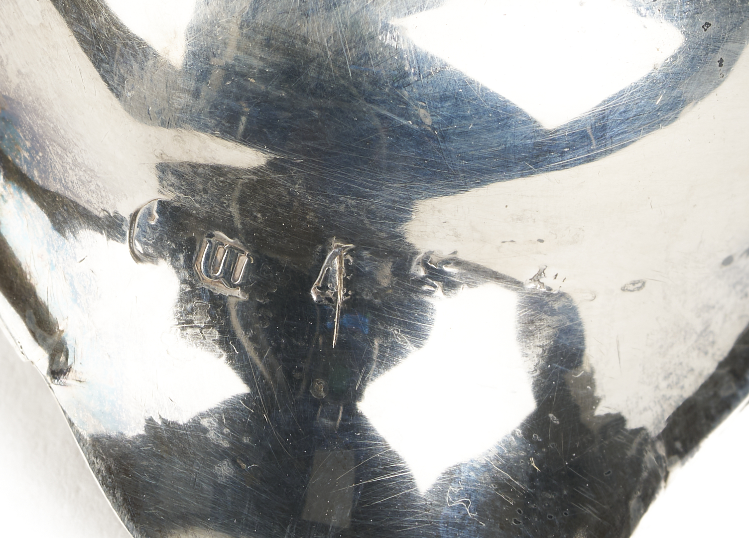 Lot 996: Irish Sterling Sugar Bowl & Cream Jug plus English Ladle, 3 pcs