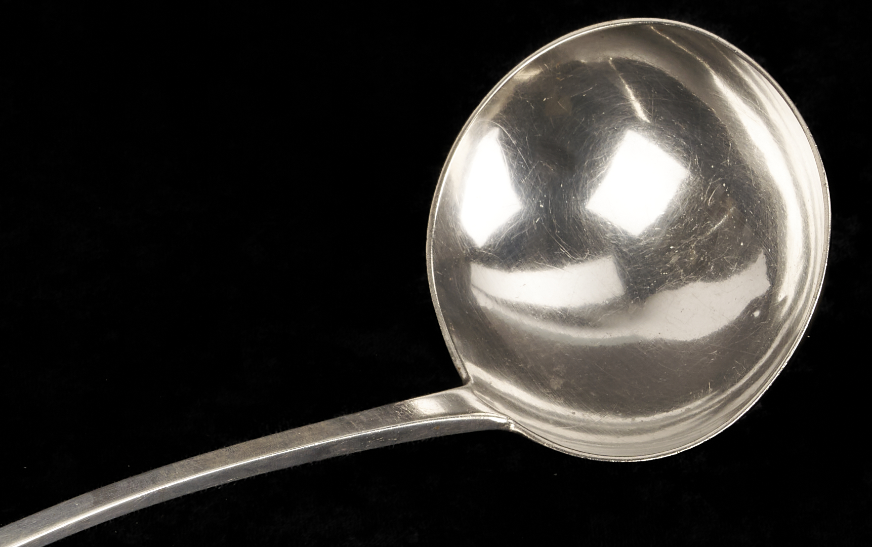 Lot 998: American Coin Silver Ladle, attrib. William Ward Jr. and 2 American Coin Silver Creamers, Joseph Shoemaker