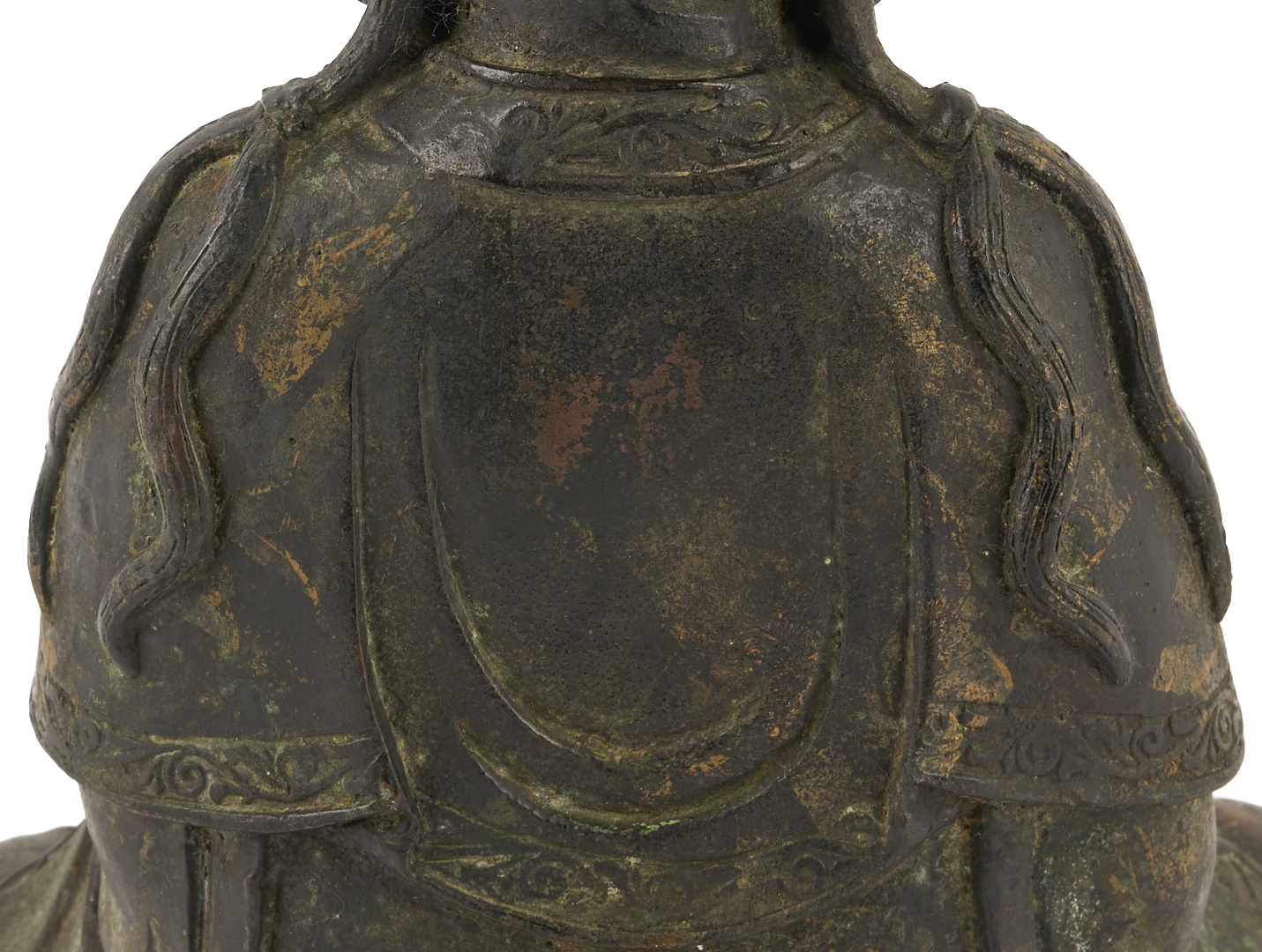 Lot 9: Chinese 17th C. Bronze Buddhist Figure