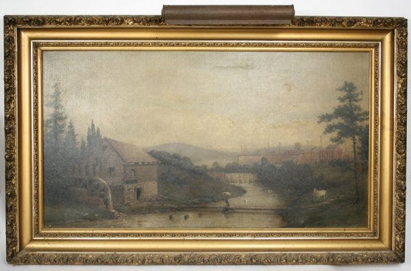 Lot 163: Large and Important East Tennessee Landscape by Thomas Campbell