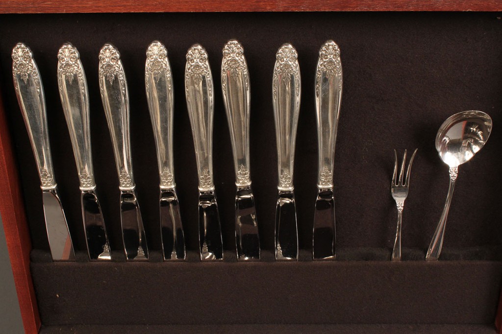 Lot 389A: International Prelude pattern flatware, 53 pieces and other