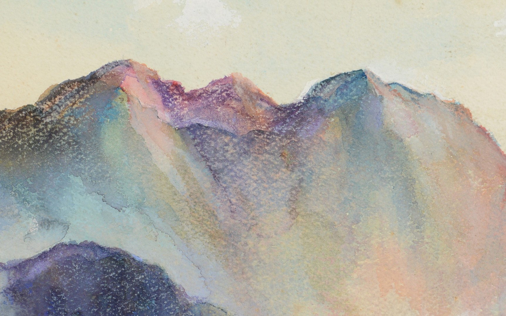 Lot 724: Mayna Treanor Avent Mountainous Watercolor