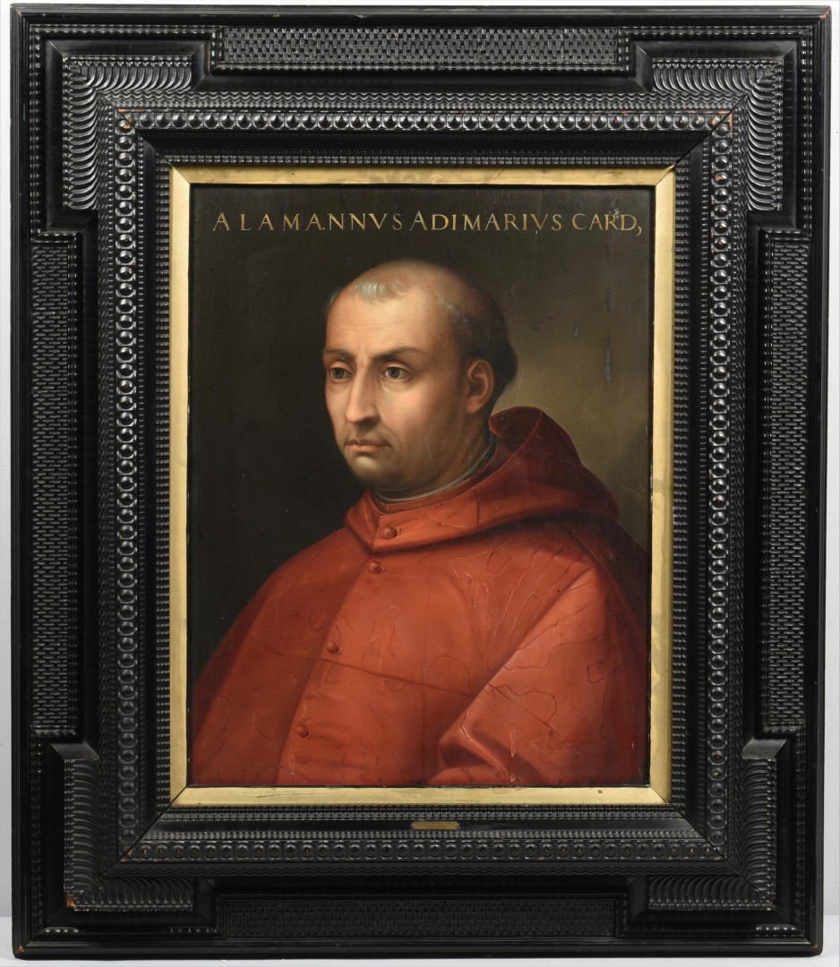 Lot 98: Follower of Cristofano dell'Altissimo, Portrait of