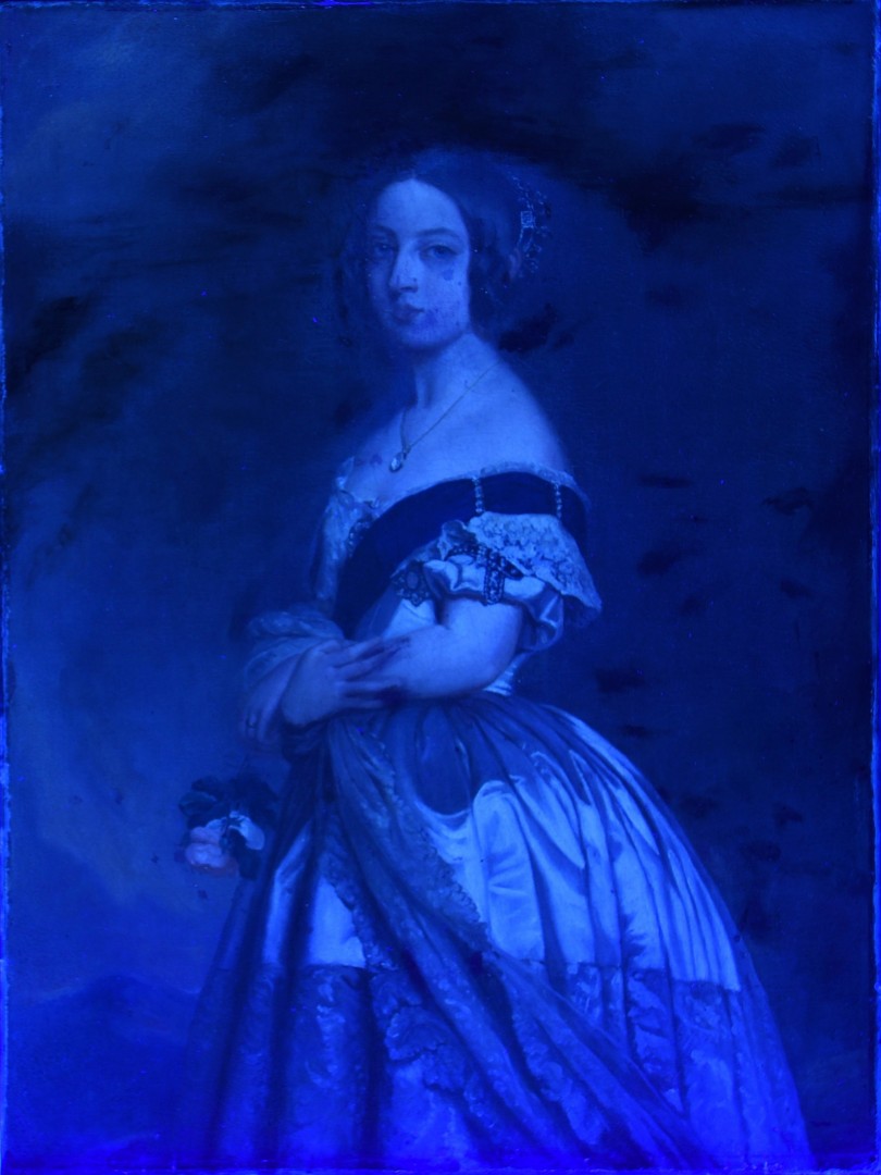 Lot 93: After F. Winterhalter, Queen Victoria portrait