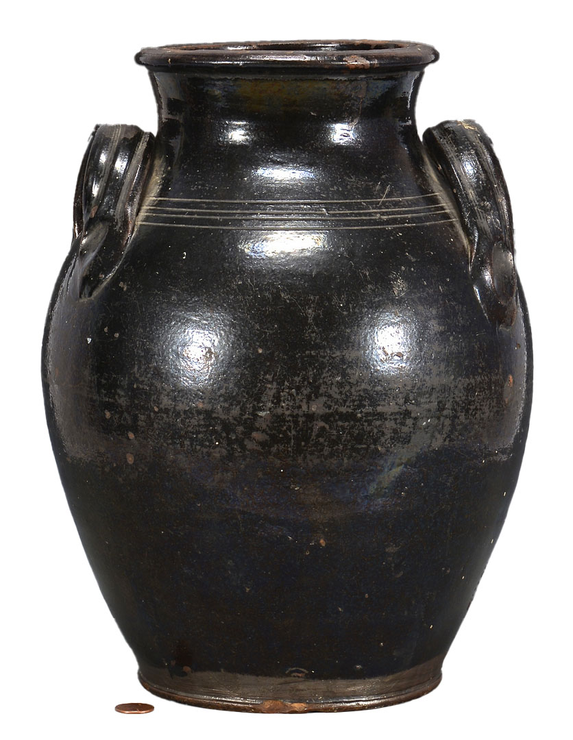 Lot 139: East TN Earthenware Pottery Jar