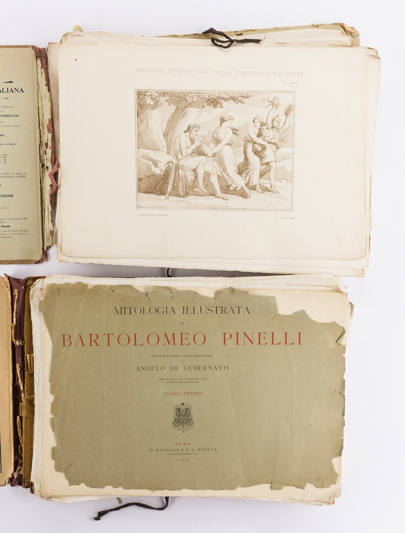 Lot 748: 2 vols. Pinelli lithographs, 1896