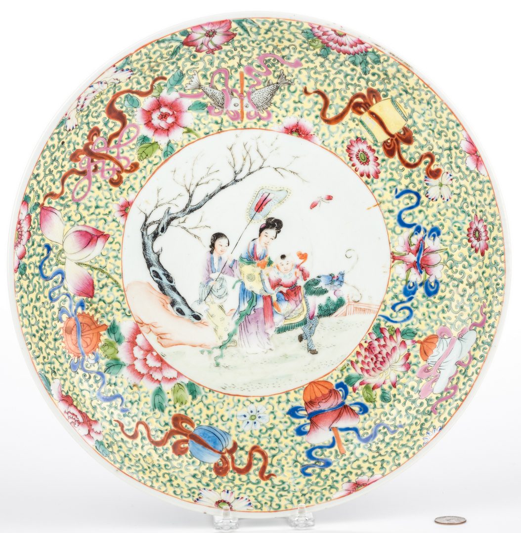 Lot 20: Chinese Famille Rose Porcelain Charger